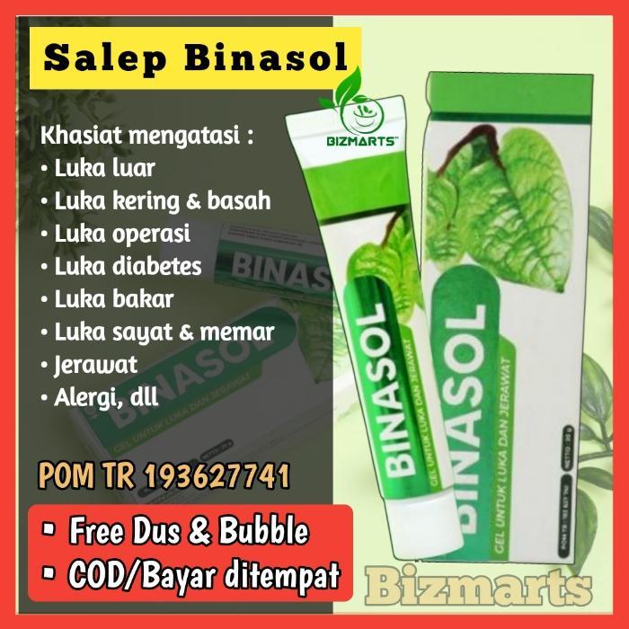 Salep Binasol Gel Obat Jerawat Gatal Kulit Eksim Penghilang Bekas Luka