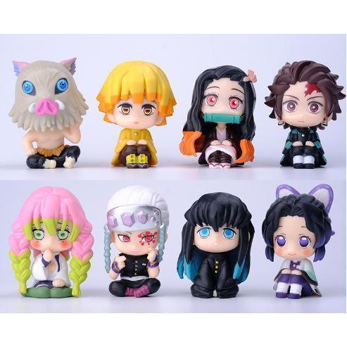 Action Figures Demon Slayer Look Up Kimetsu No Yaiba Look Up Action Figure Tanjiro Zenitsu Nezuko