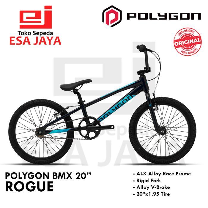 Polygon Rogue BMX 20" Inch Alloy Sepeda BMX 20 Single Speed, Rem V-Brake, Frame Alloy
