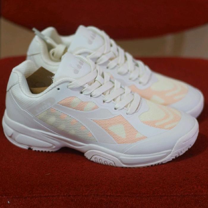 Sepatu Tennis Diadora Flame Beige Mint