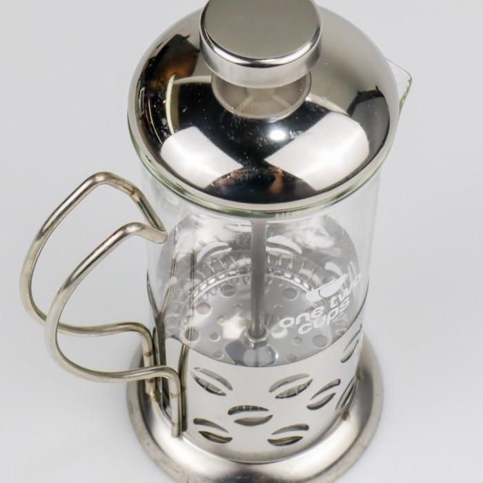 Paket Latte Art French Press Pembuih Susu + Milk Jug pitcher Stainless