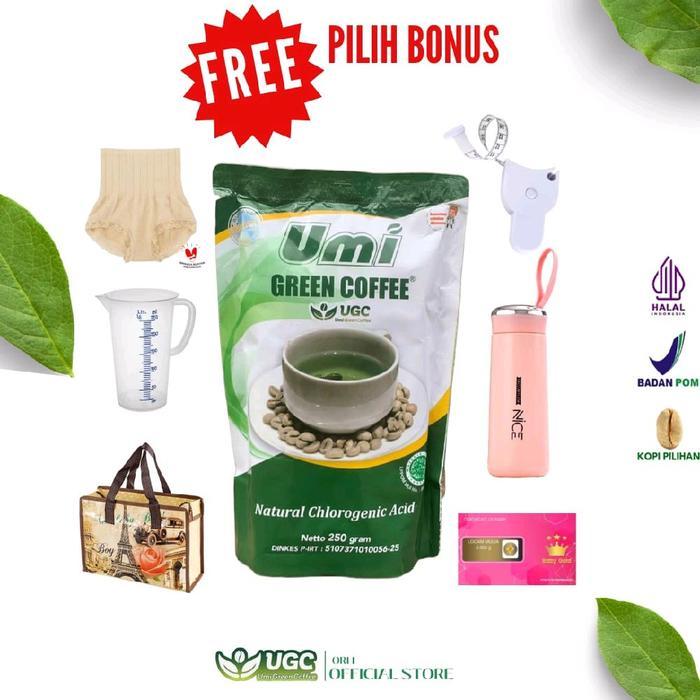 UGC UMI GREEN COFFEE ORIGINAL 250 GRAM BPOM-SPPIRT
