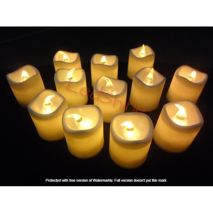NEW Lilin LED Leleh / LED Lilin Leleh Elektrik / Melted Electric Candle - Diskon