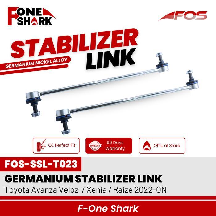 F-ONE SHARK FOS FRONT SWAY BAR LINK STABILIZER LINK STABIL TOYOTA AVANZA VELOZ, XENIA 2022-ON,