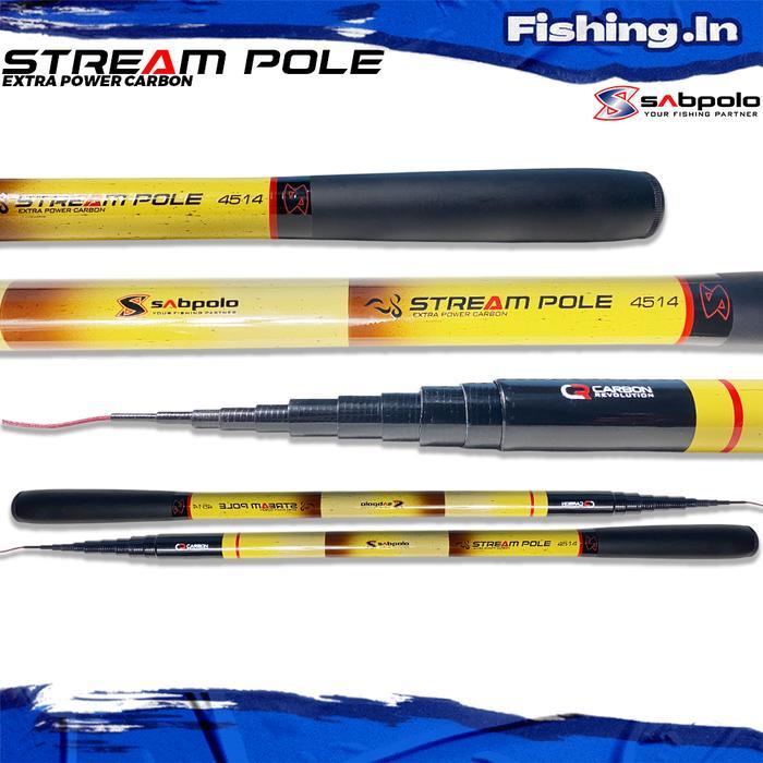 Joran Tegek Sabpolo Stream Pole 180-450cm Carbon Action Medium