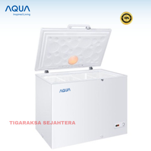 CHEST FREEZER AQUA AQF-350R FREEZER BOX KAPASITAS 319 LITER