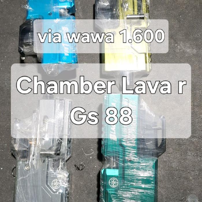 Chamber Set Black Lava Original Gs88 Full CNC Model Gs88 Set Chamber Original Dengan Model Gs88