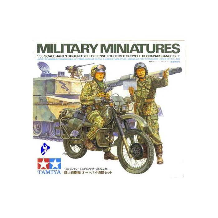 Tamiya 1/35 miniatures Japan Ground Self Defence Force Motorcycle Reco