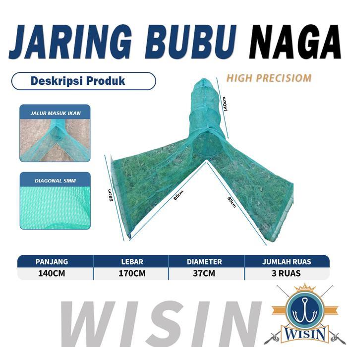 Wisin Bubu Naga Bubu Perangkap Ikan Terbaru Kualitas Tinggi -Gratisongkir