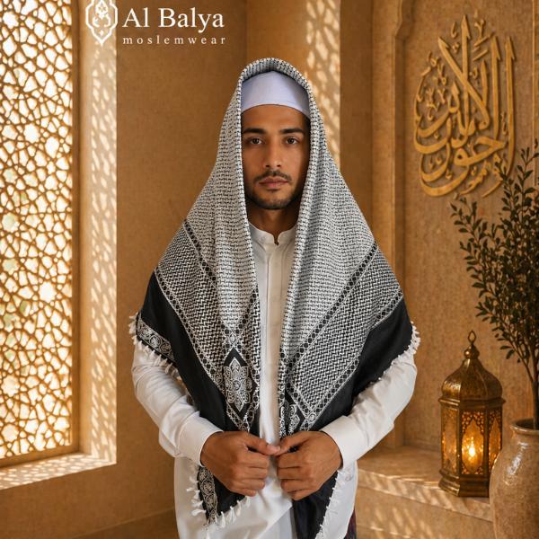 SORBAN PALESTINE TENUN JACQUARD AL BALYA Ready