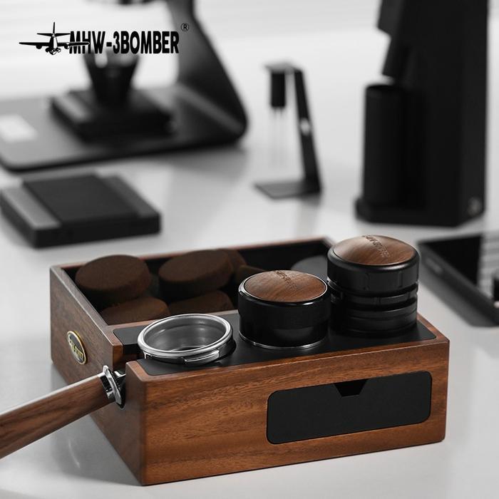 MHW-3BOMBER Wood Portafilter Holder 51-58mm universal