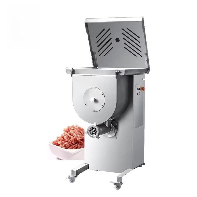 2025 New 800-1000kg/h Commercial Electric Meat Grinder Mixer Stainless Steel for Sausage Preparation