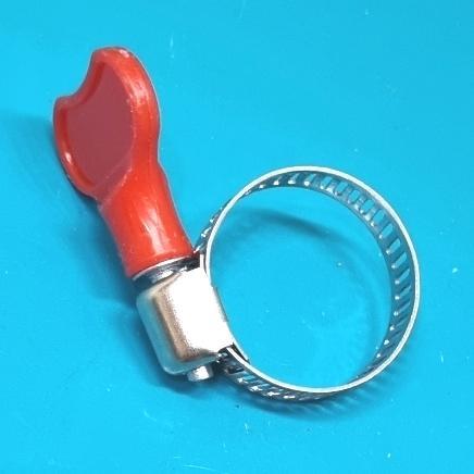 ID MERAH 1 DIM KLEM KUPING SELANG AIR GAS ANGIN STAINLESS STEEL