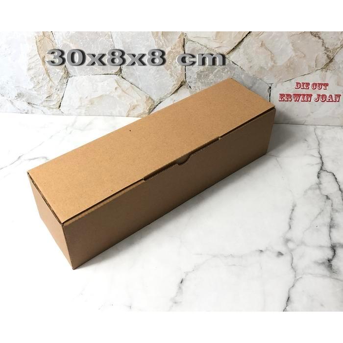 Kardus box 30x8x8 cm, karton kotak Die Cut