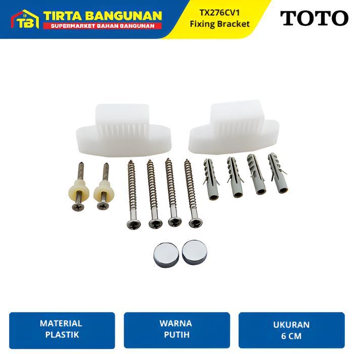 TOTO TX276CV1 BRACKET CW421 BRACKET PENYANGGA KLOSET WC TOILET DUDUK PLASTIK