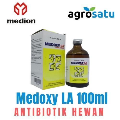 MEDOXY LA 100ML OBAT ANTIBIOTIK SAPI KAMBING DOMBA BABI