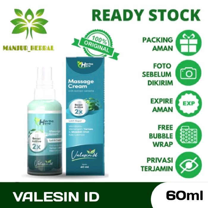 (COD) VALESIN.JD KRIM PIJAT OBAT VARISES HERBAL 60 ML UNTUK MENJAGA KESEHATAN TUBUH VALESIN ID LEHER