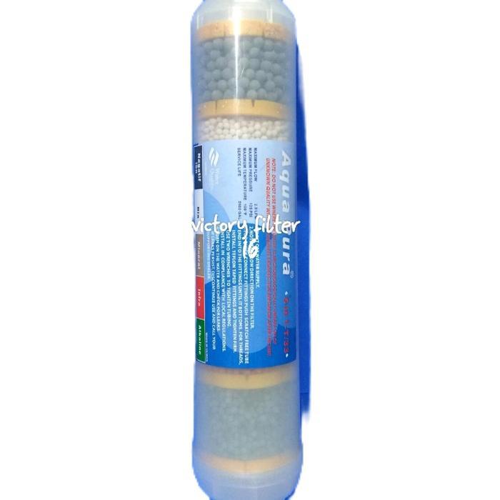 Filter Kapsul Bio Mineral Alkaline 2'' untuk Air Alkalin Bio Mineral Meningkatkan PH Ion Mineral Bio