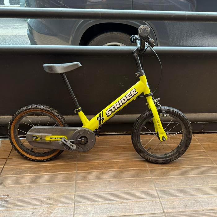 PROMO SPESIAL Strider 14x yellow sepeda anak (GARANSI UANG KEMBALI)