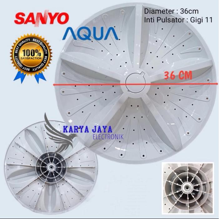 PULSATOR MESIN CUCI 1 TABUNG SANYO AQUA JAPAN AQW-99XTF