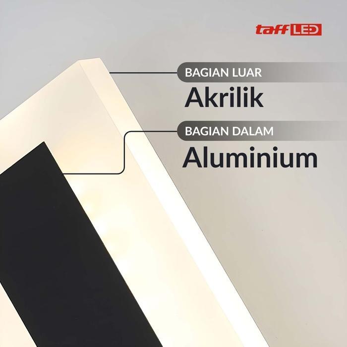 LAMPU HIAS TEMPEL DINDING OUTDOOR PANJANG LINEAR LONG STRIP LED DEKORASI DINDING MODERN MINIMALIS