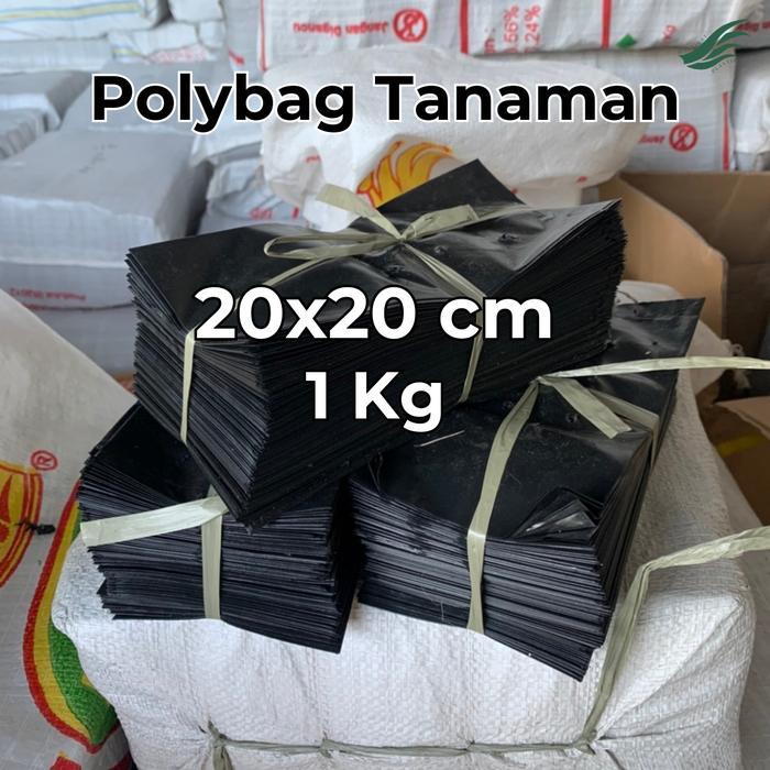 Polibag Tanaman Ukuran 20x20 cm 1 Kg - Polibag Kiloan