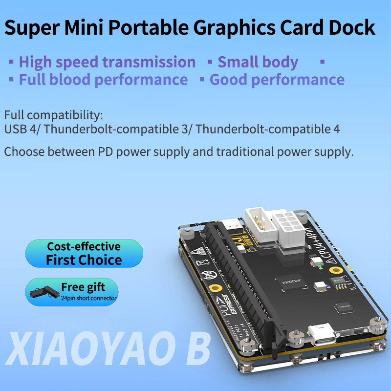 Best Seller External GPU Dock Thunderbolt-compatible 3 4 to PCIe Graphics Card Support RX4090 RX6900