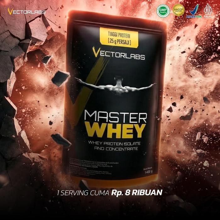 Ready Vectorlabs Vector Labs Master Whey Masterwhey Susu Whey Protein Isolate Concentrate 3Lbs 3 Lbs