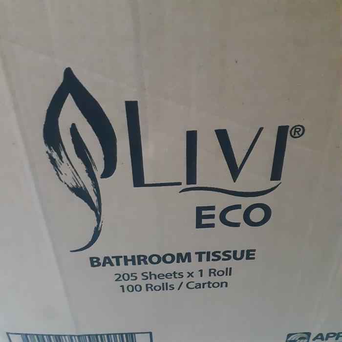 Tissue tissu tisu livi eco bathroom toilet gulung roll 205s smart due