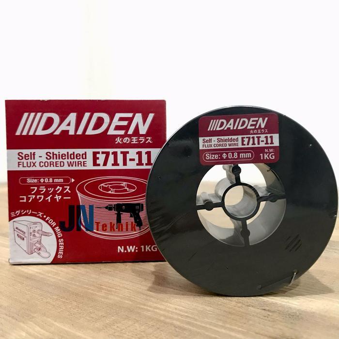 Kawat Las Flux Core 0.8Mm E71T-11 Daiden / Flux Core Daiden 0.8Mm 1Kg