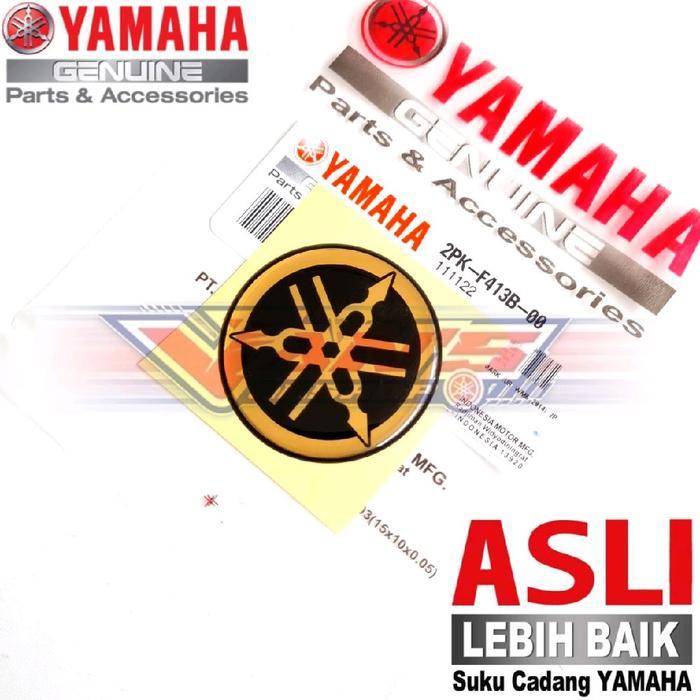 NEWSS LOGO YAMAHA KARET BUAT DI BAGIAN SAYAP/PANEL NMAX 155, AEROX 155, MX KING DLL ORIGINAL YAMAHA