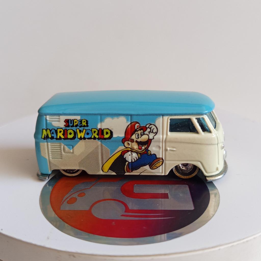 Hot Wheels Premium Volkswagen T1 Panel Bus Super Mario Loose (VVVHTF) - Hotwheels