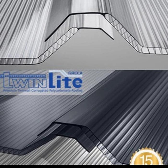 "New" Alderon Transparan Twinlite Greca Panjang 4 Meter (Penerangan Alderon) Green
