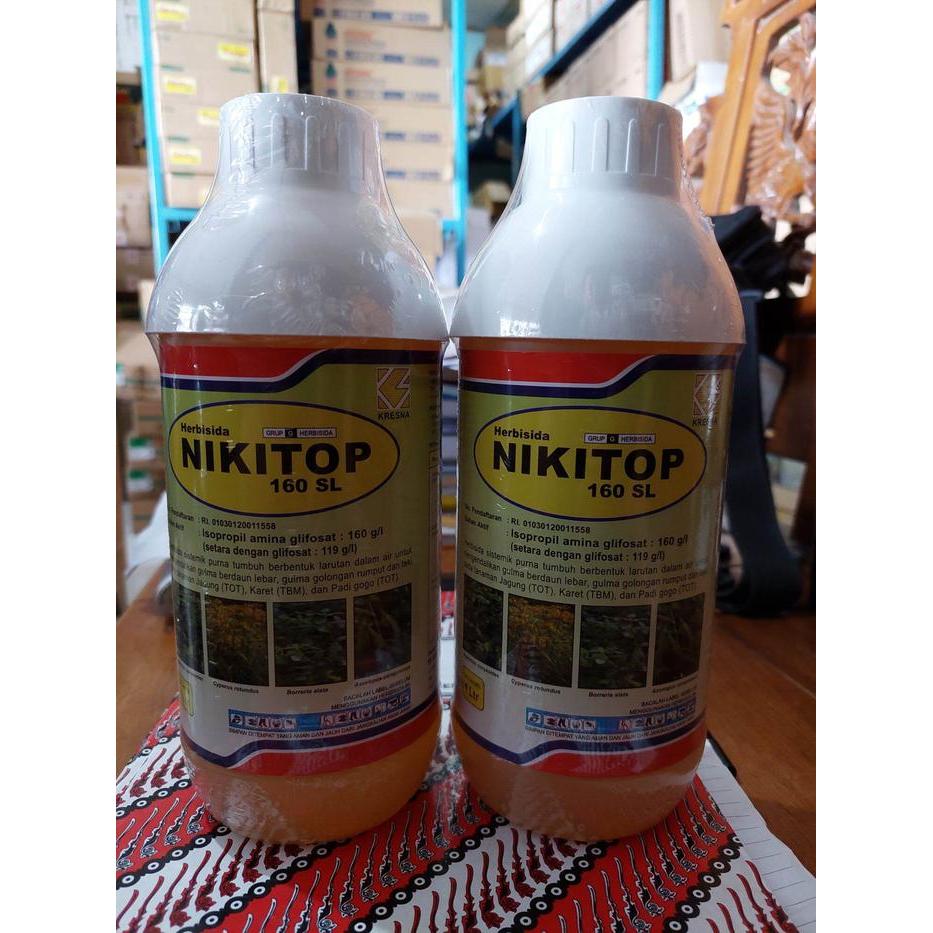 sarisa_shopp Terbaru Nikitop 160 Sl 1Ltr Gliphosat 160Sl Terlaris