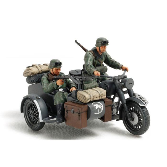 Tamiya 1/48 German Motorcycle & Sidecar - 32578