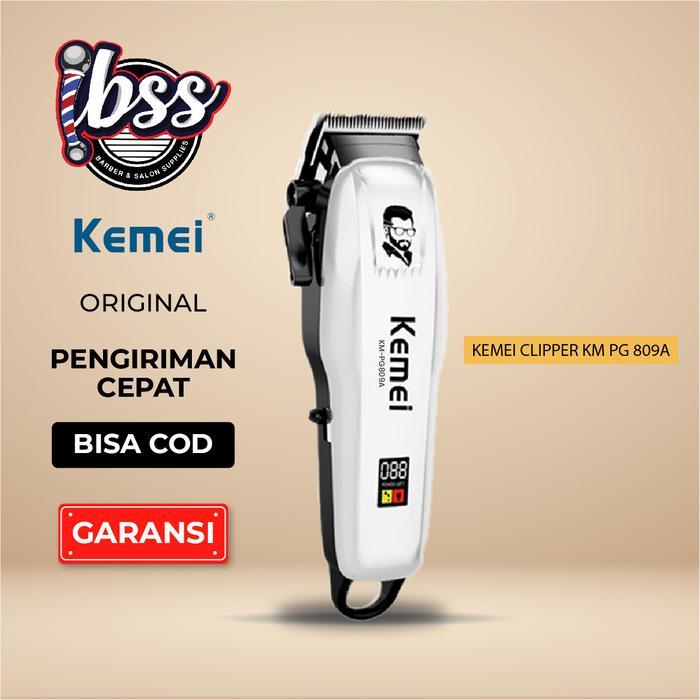 Hair Clipper Kemei 809A Alat Mesin Cukur Rambut Original Km 809A / Kemei Pg 809A Alat Cukur Rambut