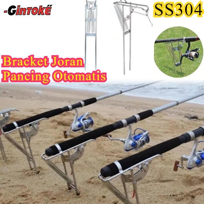 1Set Bracket Joran Pancing Otomatis Cagak Joran Pancing Spring Lifting Dudukan Joran Pancing Stand