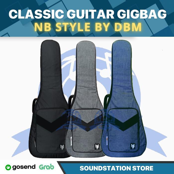 Acoustic Classic Guitar Gigbag Nb By Dbm - Case Gitar Akustik Klasik