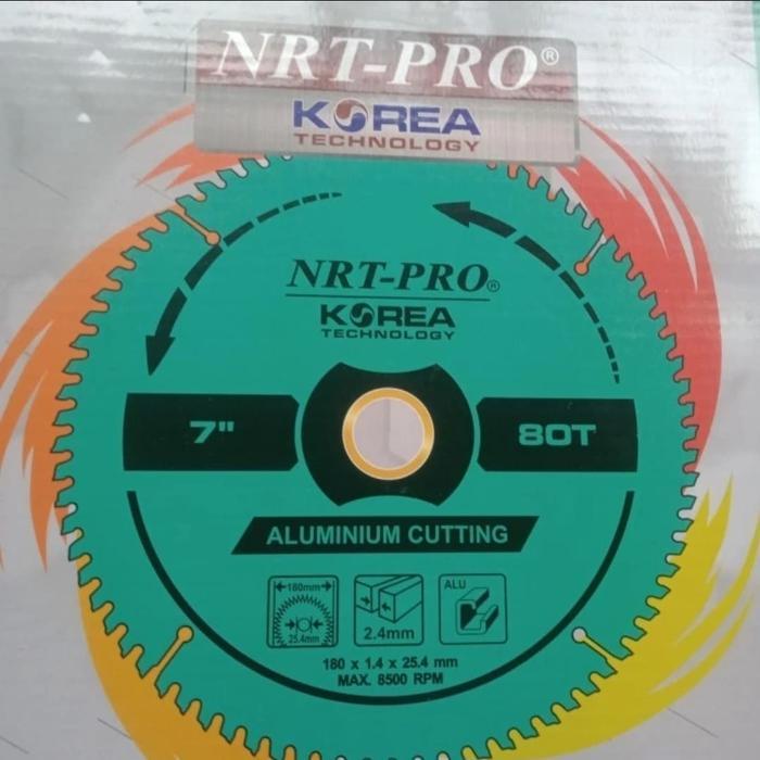 storejayabaru Mata Circular Saw Potong Aluminium GT Japan TCT 7" x 80T / 7"x80T