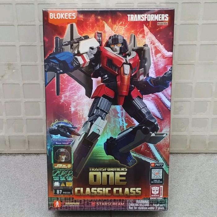 BLOKEES TRANSFORMERS ONE STARSCREAM CLASSIC CLASS 16 MODEL KIT MOKIT CC-16 CC16