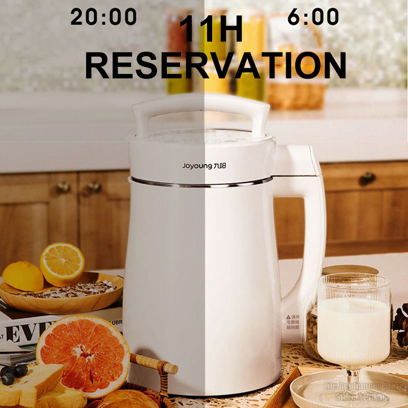 Joyoung Soymilk Maker Food Blender Smart Automatic 1.3L Stainless Steel Soymilk Machine Hot Cold