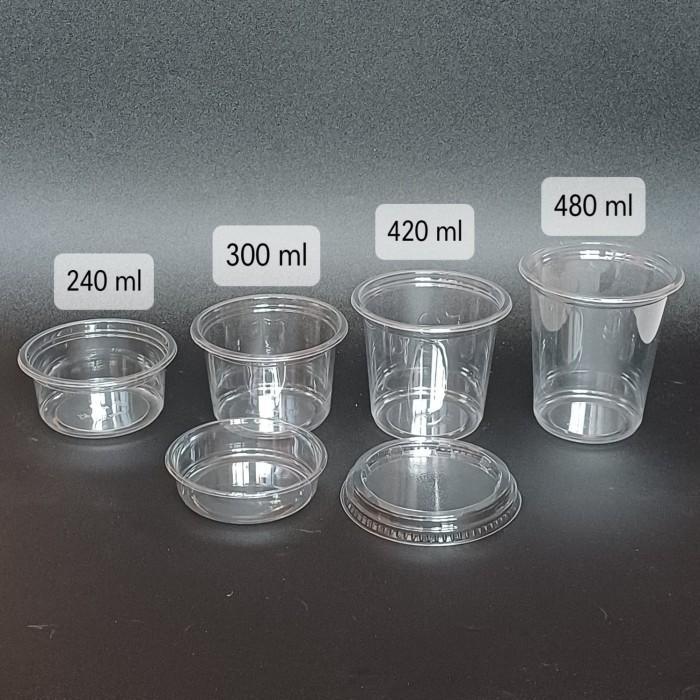 CUP + INNER PUDING 3 IN 1 TIPE 85 420 ML YOGURT CENDOL BUAH - DOUBLE LOCK