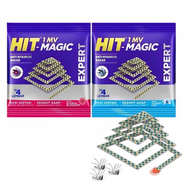 HIT MAGIC EXPERT NYAMUK BAKAR ISI 4 LEMBAR/HIT OBAT NYAMUK BAKAR