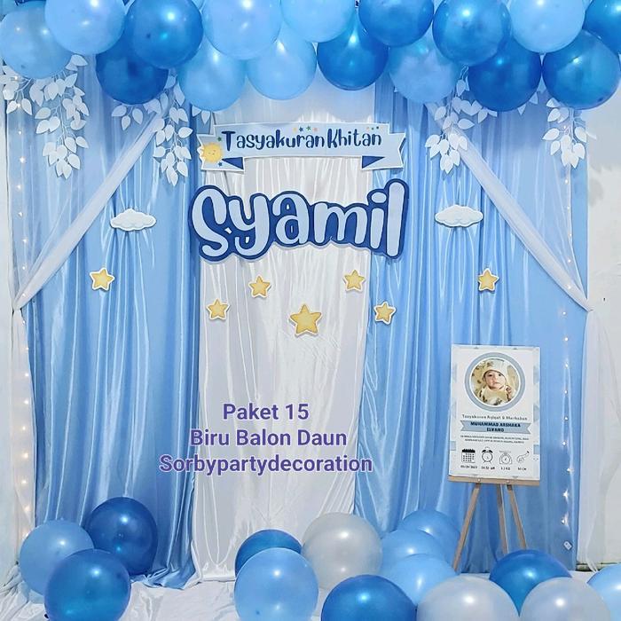 paket dekorasi Aqiqah tedak siten Khitan