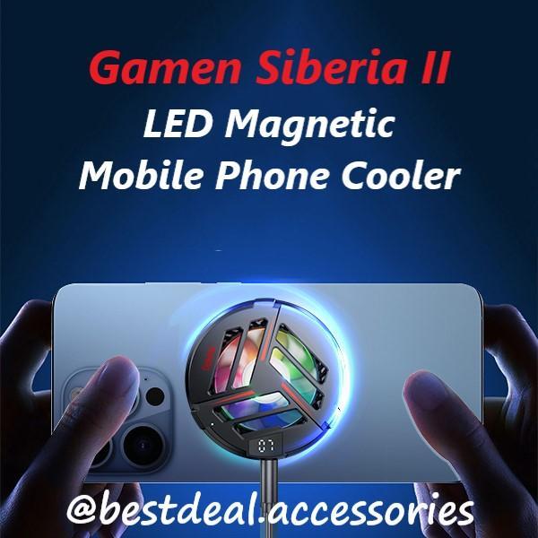 Gamen Siberia Ii Magnetic Led Mobile Phone Fan Cooler Radiator