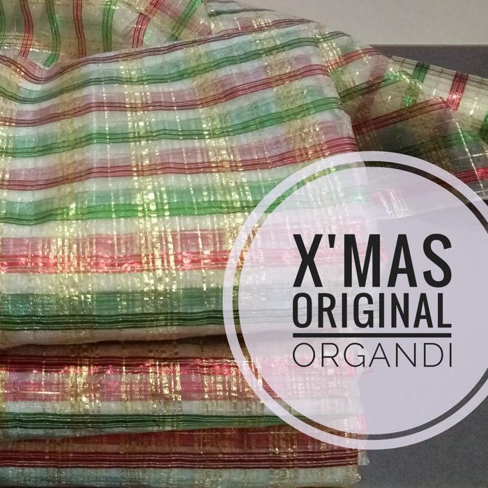 Kain organdi motif premium