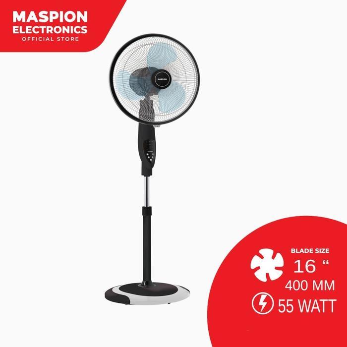 KIPAS ANGIN MASPION F-1625 RC 16 INCH STAND FAN 360 OSCILATION 1625RC