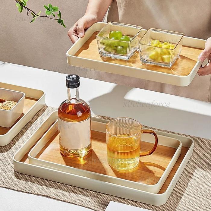 Nampan Saji Rectangle Tray Tatakan Dapur Tatakan Estetik Nampan Aesthetic Kayu Nampan Estetik Kayu