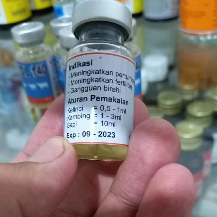 VITOL-140 10 ML OBAT PEMACU BIRAHI HEWAN SAPI KUDA KAMBING BABI ANJING