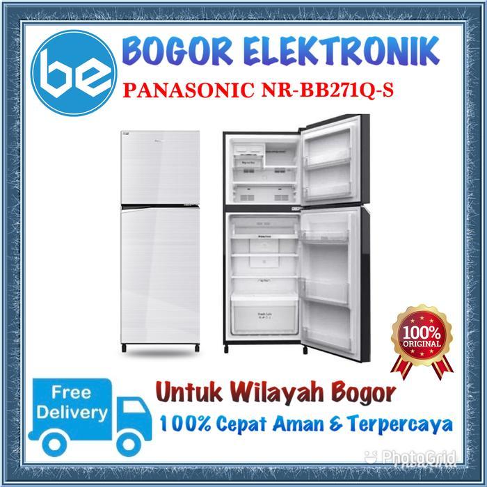 Panasonic Kulkas 2 Pintu Inverter Nr-Bb271Q-S Bb271Qs Prime Fres